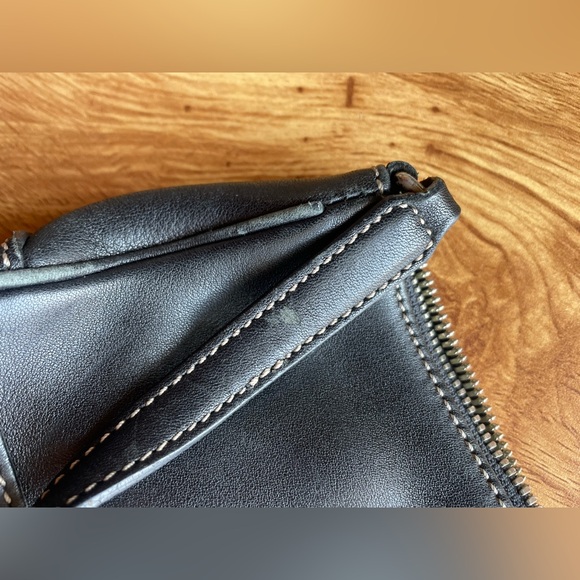 Coach | Demi Leather Baguette Shoulder Bag 7785 - Black - Picture 8 of 12